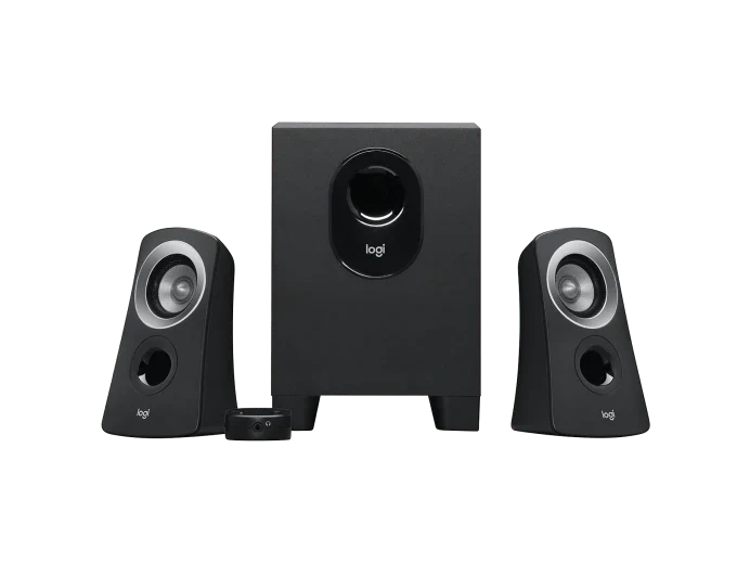 Logitech Z313 Speaker System With Subwoofer 2.1-Black