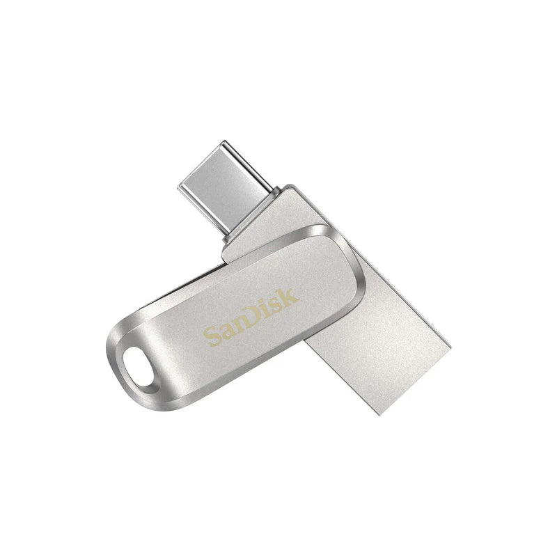 SanDisk 64GB Ultra Dual Drive Luxe USB-TYPE-C Upto 400MB/s-SDDDC4-064-G46,Silver