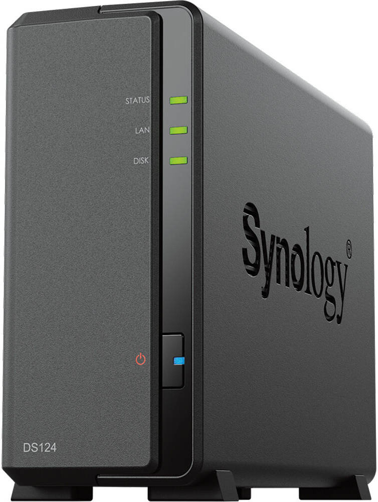 Synology DiskStation DS124+  USB LAN 1-Bays (Diskless)