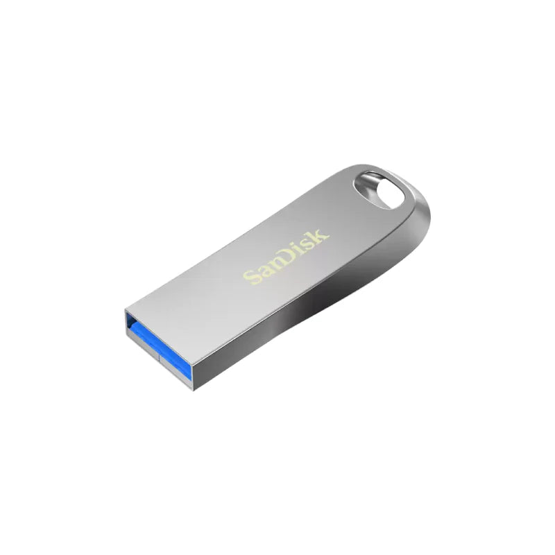 SanDisk Ultra Luxe Flash Drive - 256GB / Up to 400 MB/s / USB 3.2 Gen 1 / Silver-SDCZ74-256G-G46