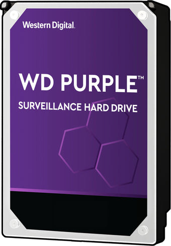 WD Purple 6TB Surveillance Hard Disk Drive - 5400 RPM Class SATA 6Gb/s 64MB Cache 3.5 Inch WD63PURU