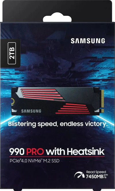 SAMSUNG 2TB NVMe 990 PRO Heatsink MZ-V9P2T0CW