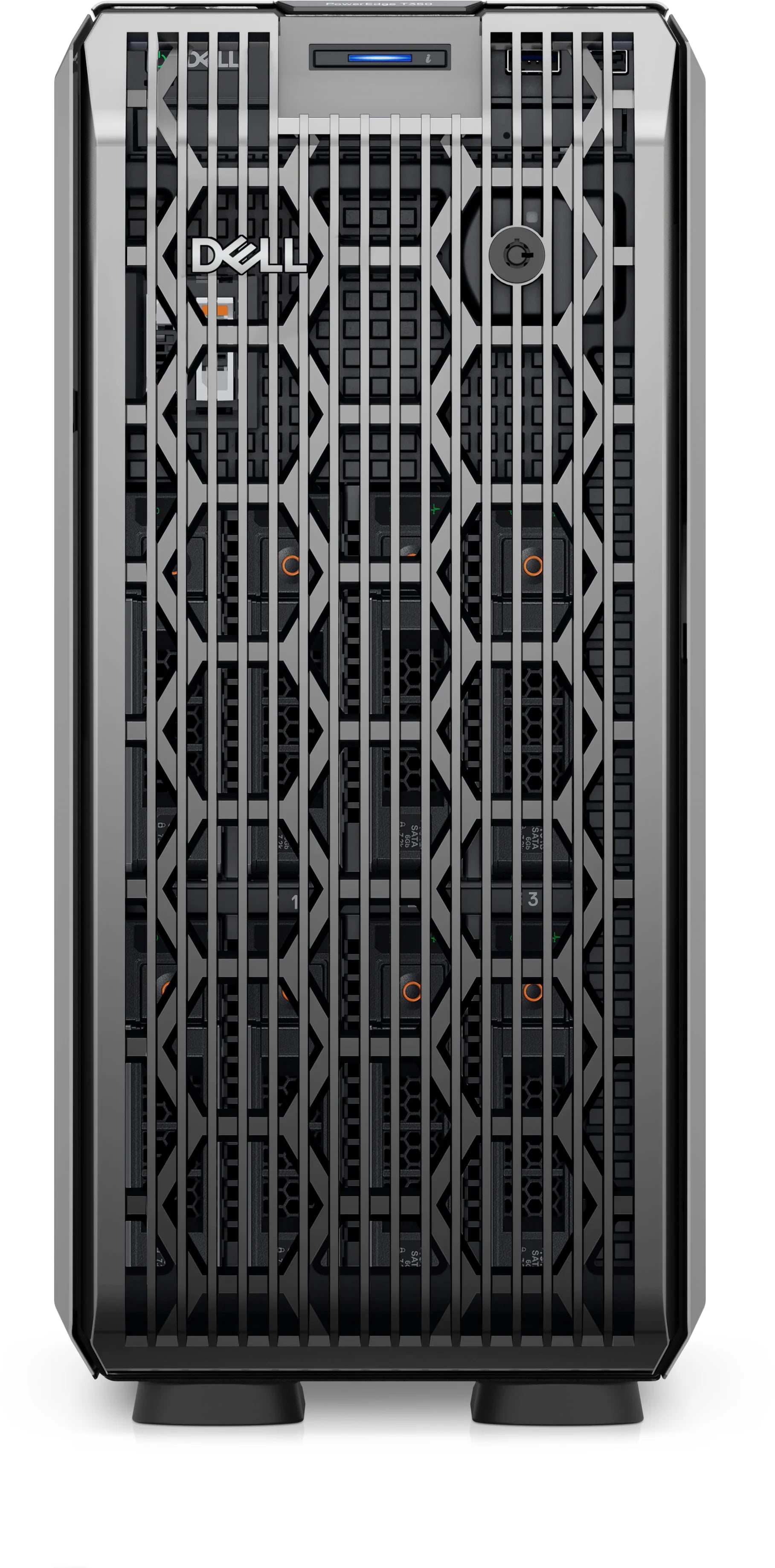 DELL PowerEdge T350 Tower Server (Intel Xeon E-2314 2.8Ghz 4Core, 16GB UDIMM RAM, 2TB 7.2K HDD, PERC H355 , Hot Plug 600W PS,3YRS