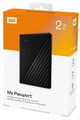 WD My Passport 2TB Portable External Hard Drive USB 3.2 – Black (WDBYVG0020BBK)