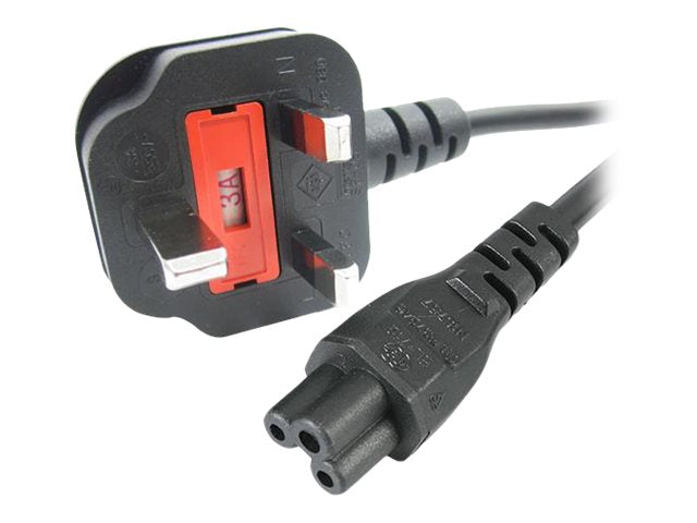 Power Cable for laptop adapter / charger C5 3 pin UK