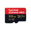 SanDisk 512GB Extreme PRO microSDXC UHS-I CARD with Adapter-Up to 200 MB/s