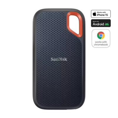SanDisk Extreme 1TB Portable SSD - Up to 1050MB/s, USB-C, USB 3.2 Gen 2
