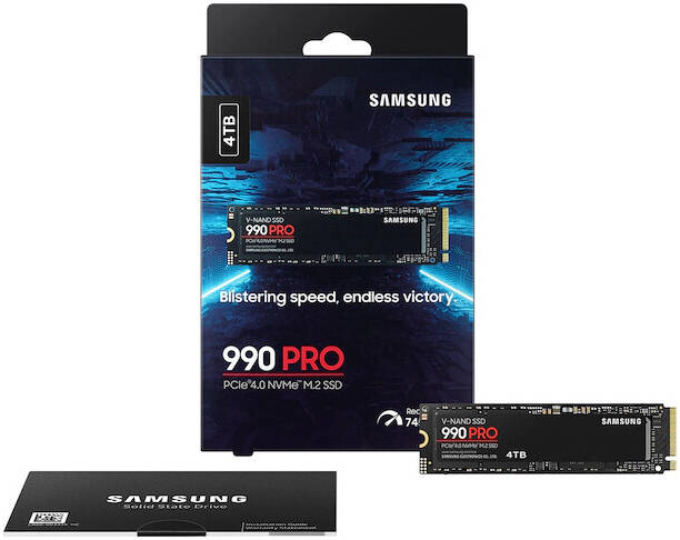 SAMSUNG 4TB NVMe 990 PRO  MZ-V9P4T0BW