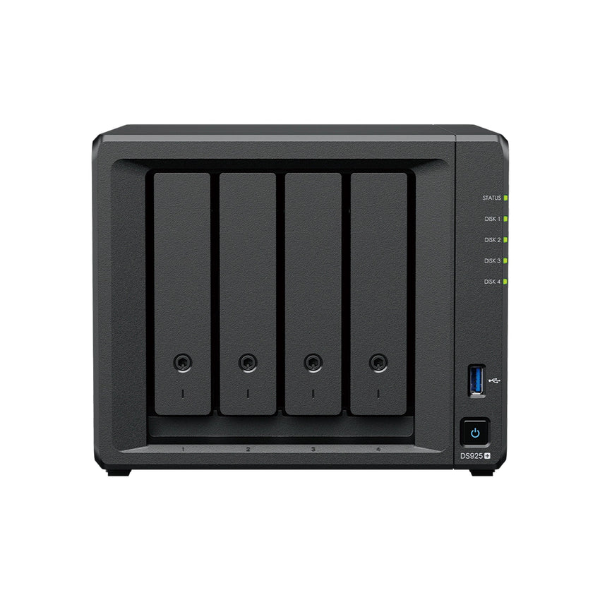 Synology DiskStation DS925+ SATA  4-Bays  USB  LAN  eSATA (Diskless)