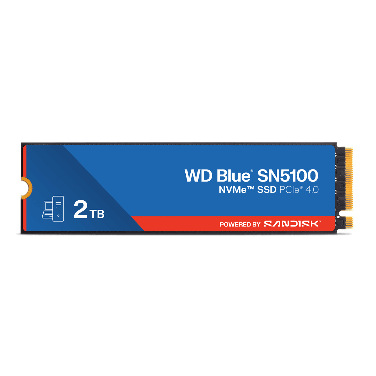 WD Blue SN5100 2TB NVMe Gen4 M.2 2280 SSD – Up to 7100MB/s (WDS200T5B0E)
