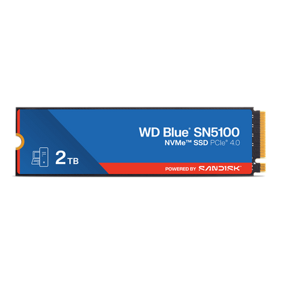 WD Blue SN5100 2TB NVMe Gen4 M.2 2280 SSD – Up to 7100MB/s (WDS200T5B0E)