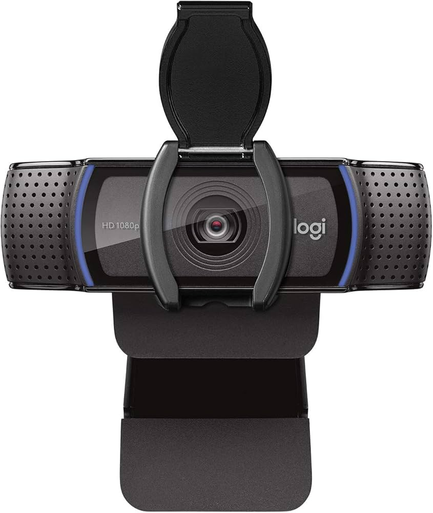 Logitech C920S PRO HD Webcam – Full HD 1080p with Privacy Shutter
