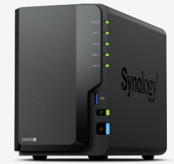 Synology DiskStation DS225+ 2-Bay Desktop NAS – SATA, USB & LAN