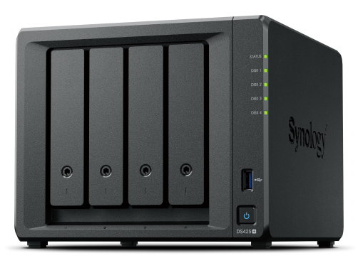 Synology DiskStation DS425+ SATA  4-Bays  USB  LAN  eSATA (Diskless)