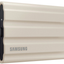 SAMSUNG 1TB External SSD T7 Portable Shield Beige MU-PE1T0K