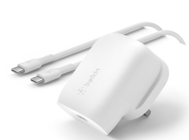 Belkin PD 30W PPS USB-C Wall Charger  USB-C to C 1MTR