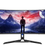Lenovo Legion R34w-30 34" WQHD Curved Gaming Monitor DP HDMI Black Multimedia
