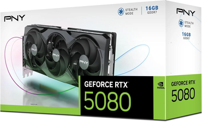 PNY NVIDIA GeForce RTX 5080 16GB GDDR7 Graphics Card