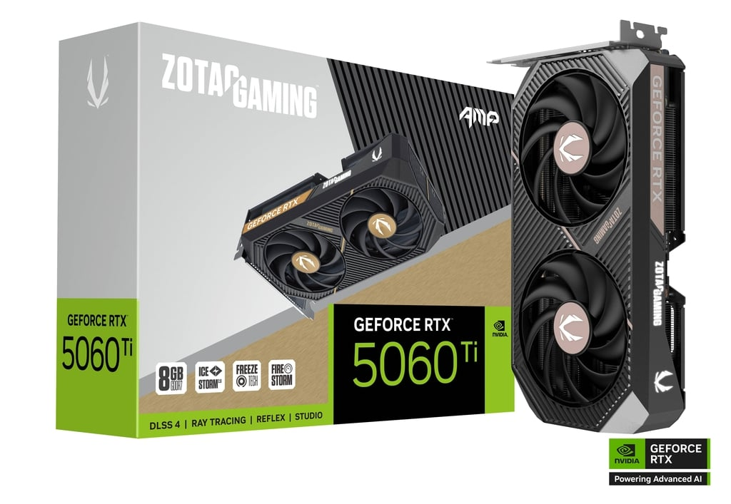 ZOTAC NVIDIA GeForce RTX 5060 8GB GDDR6 Graphics Card
