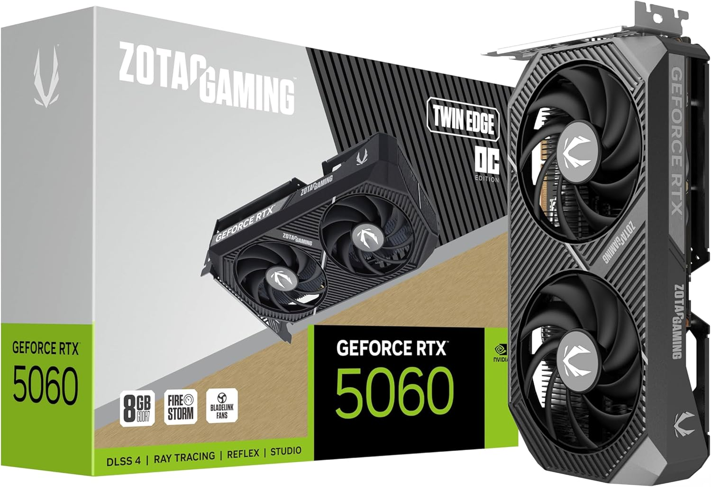 ZOTAC NVIDIA GeForce RTX 5060 8GB GDDR7 Graphics Card
