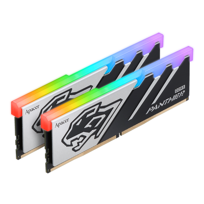 Apacer Panther RGB 16GB DDR5 6000MHz OC Desktop Gaming RAM with RGB Heat Sink