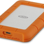 LaCie Rugged USB-C 2TB Portable External Hard Drive Orange/Silver – STFR2000800
