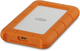 LaCie Rugged USB-C 2TB Portable External Hard Drive Orange/Silver – STFR2000800