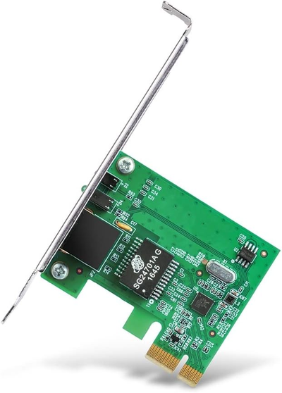 TP-Link TG-3468 Gigabit PCIe Ethernet Network Adapter – 10/100/1000Mbps LAN Card for Desktop PC, Windows 10 Compatible