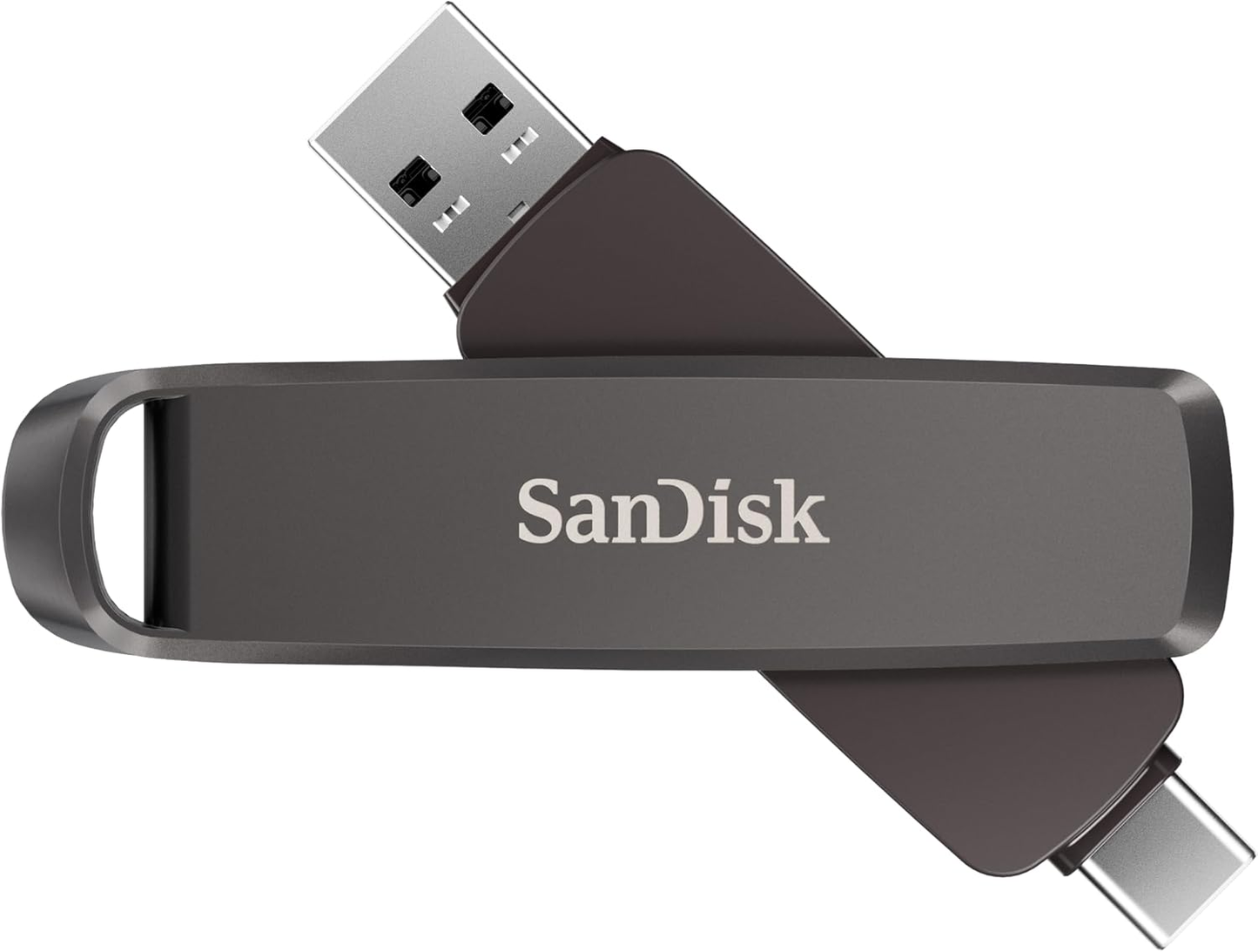 SanDisk Extreme PRO Dual Drive 512GB USB Type-C & USB Type-A USB 3.2 Gen 2 Metal Flash Drive (SDDDE1-512G-G46)