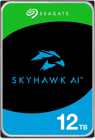 Seagate SkyHawk AI Surveillance 12TB SATA 6Gb/s 3.5" Internal Hard Drive – ST12000VE003