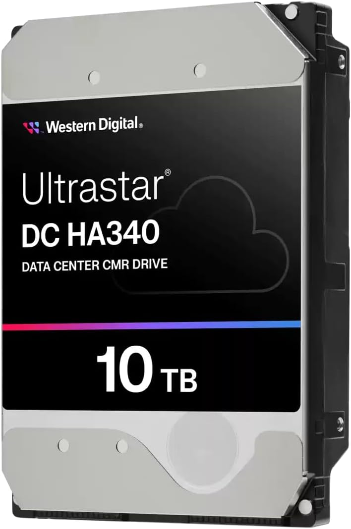 WD Ultrastar DC HA340 10TB SATA 6Gb/s 7200RPM 3.5" Enterprise Hard Drive – WUS721210BLE6L4