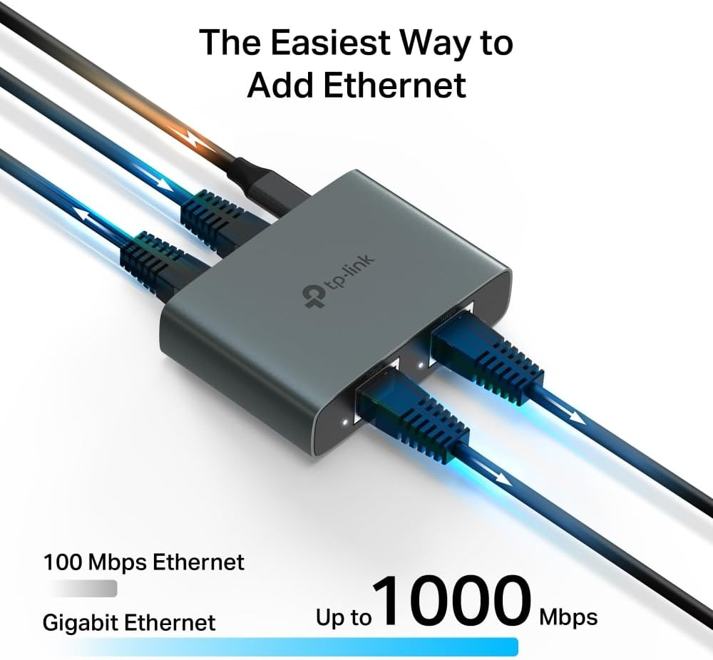 TP-Link EH310 LAN Splitter 1-to-3 Gigabit Ethernet Splitter