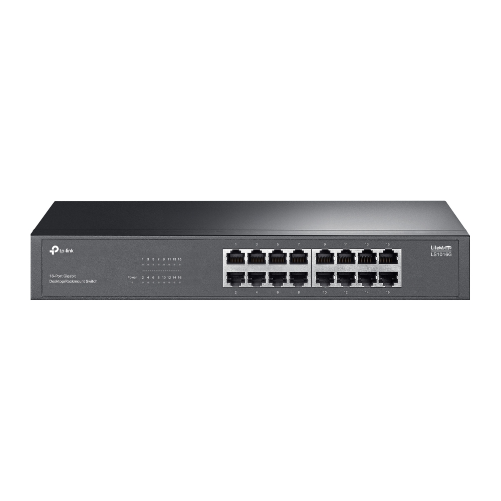 TP-Link LiteWave LS1016G 16-Port Gigabit Desktop/Rackmount Switch