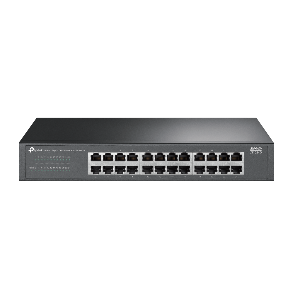 TP-Link LiteWave LS1024G 24-Port Gigabit Desktop/Rackmount Switch