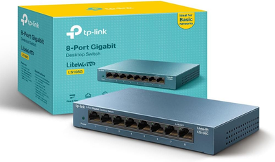 TP-Link LiteWave LS108G 8-Port Gigabit Desktop Switch