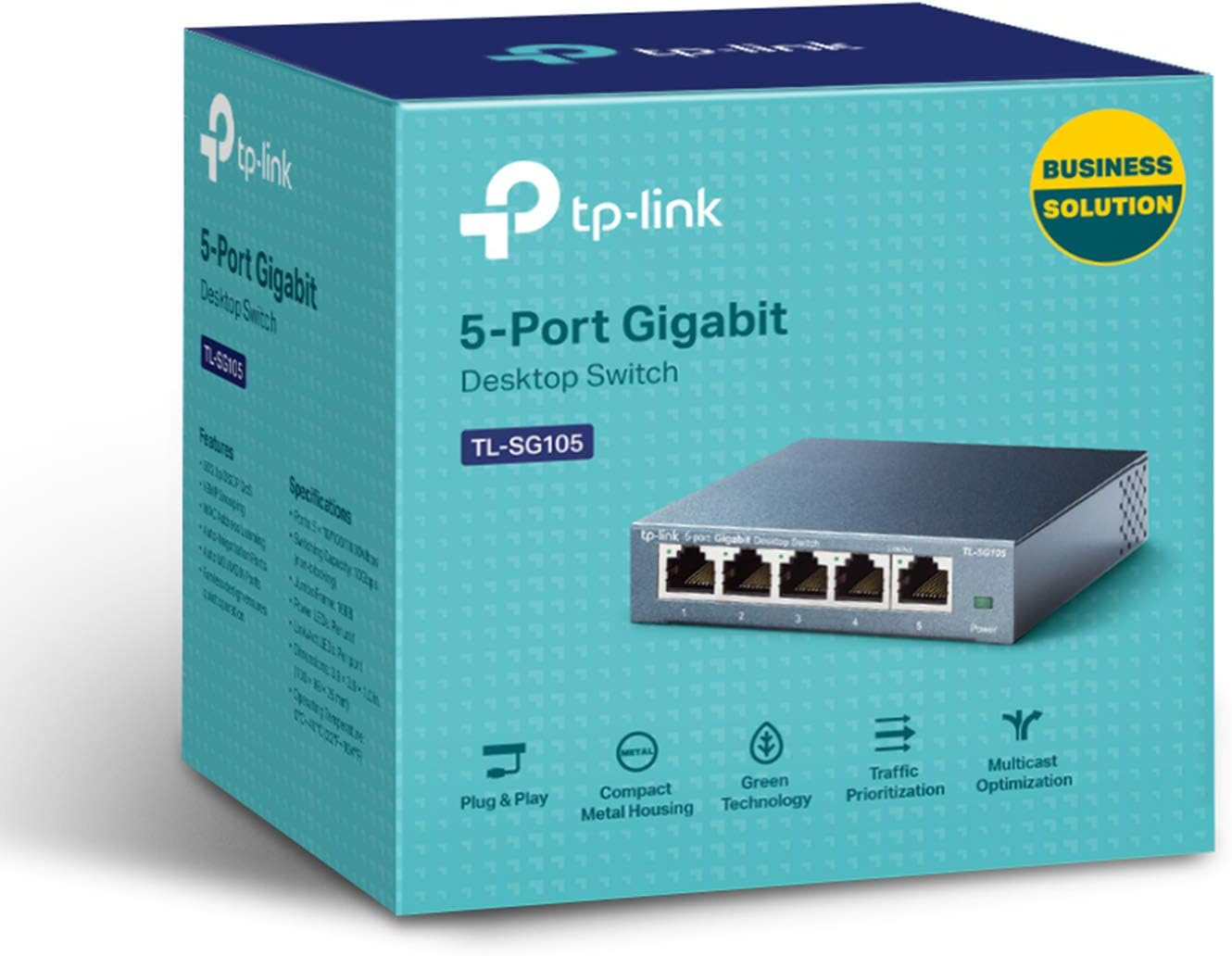 TP-Link TL-SG105 5-Port Gigabit Desktop Switch