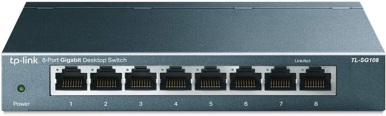 TP-Link TL-SG108 8-Port Gigabit Desktop Switch