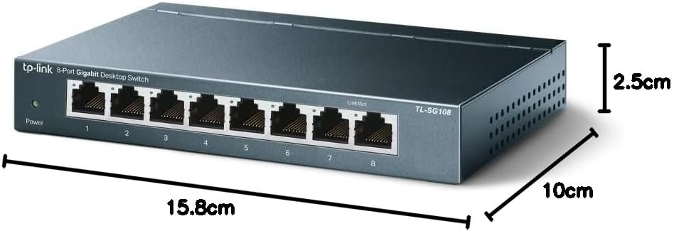 TP-Link TL-SG108 8-Port Gigabit Desktop Switch
