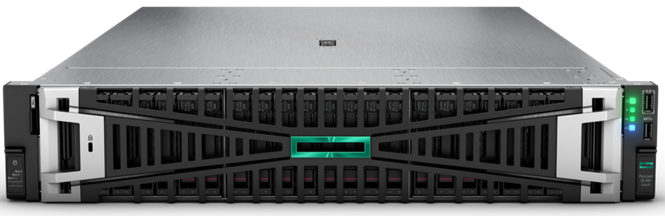 HPE ProLiant DL380 Gen11 Rack Server – Intel Xeon Silver 4510 12-Core, 64GB DDR5, 2×960GB SSD, 8×2.5" Hot-Plug, MR408i, 2×1000W, 3-Year Warranty