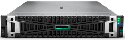HPE ProLiant DL380 Gen11 Rack Server – Intel Xeon Silver 4510 12-Core, 64GB DDR5, 2×960GB SSD, 8×2.5" Hot-Plug, MR408i, 2×1000W, 3-Year Warranty