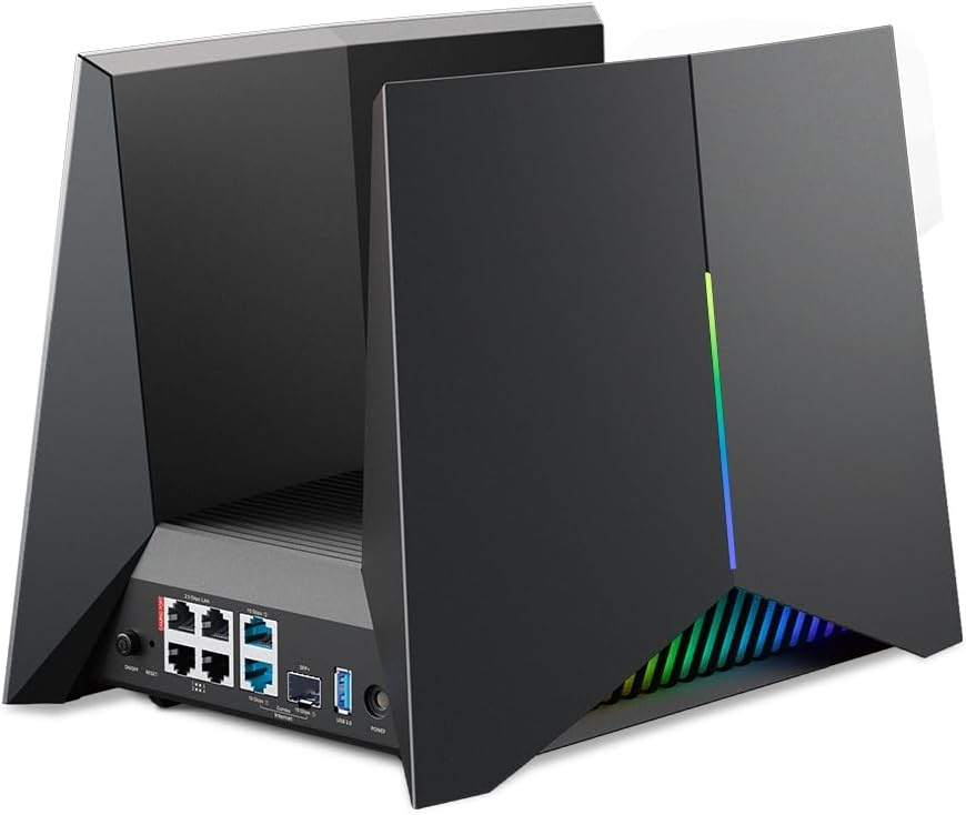 TP-Link Archer GE800 BE19000 Tri-Band Wi-Fi 7 Gaming Router – Up to 19Gbps, Dual 10G Ports, 4× 2.5G LAN
