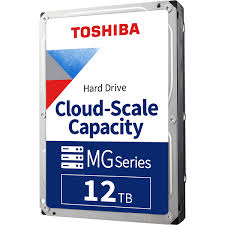 Toshiba Enterprise 12TB Internal Hard Drive 3.5" SATA 6Gb/s 7200RPM 512MB Cache CMR - MG09ACA12TE
