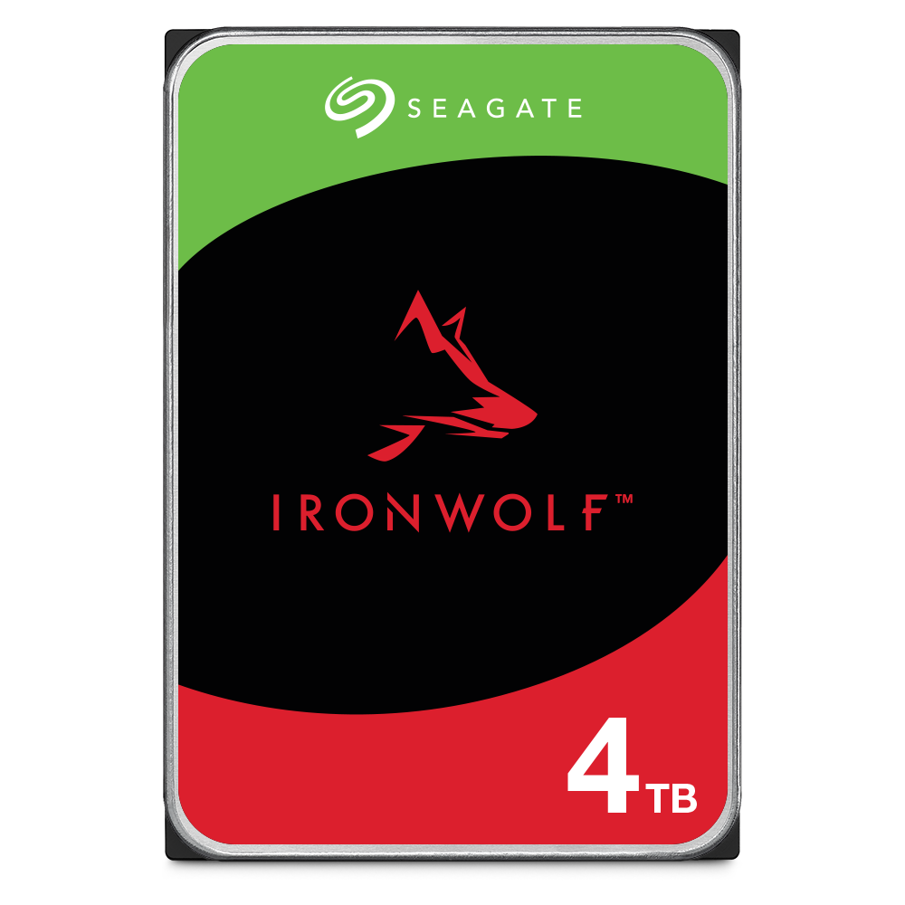 Seagate IronWolf 4TB NAS Internal Hard Drive 3.5" SATA 6Gb/s 5400RPM 256MB Cache CMR - ST4000VN006