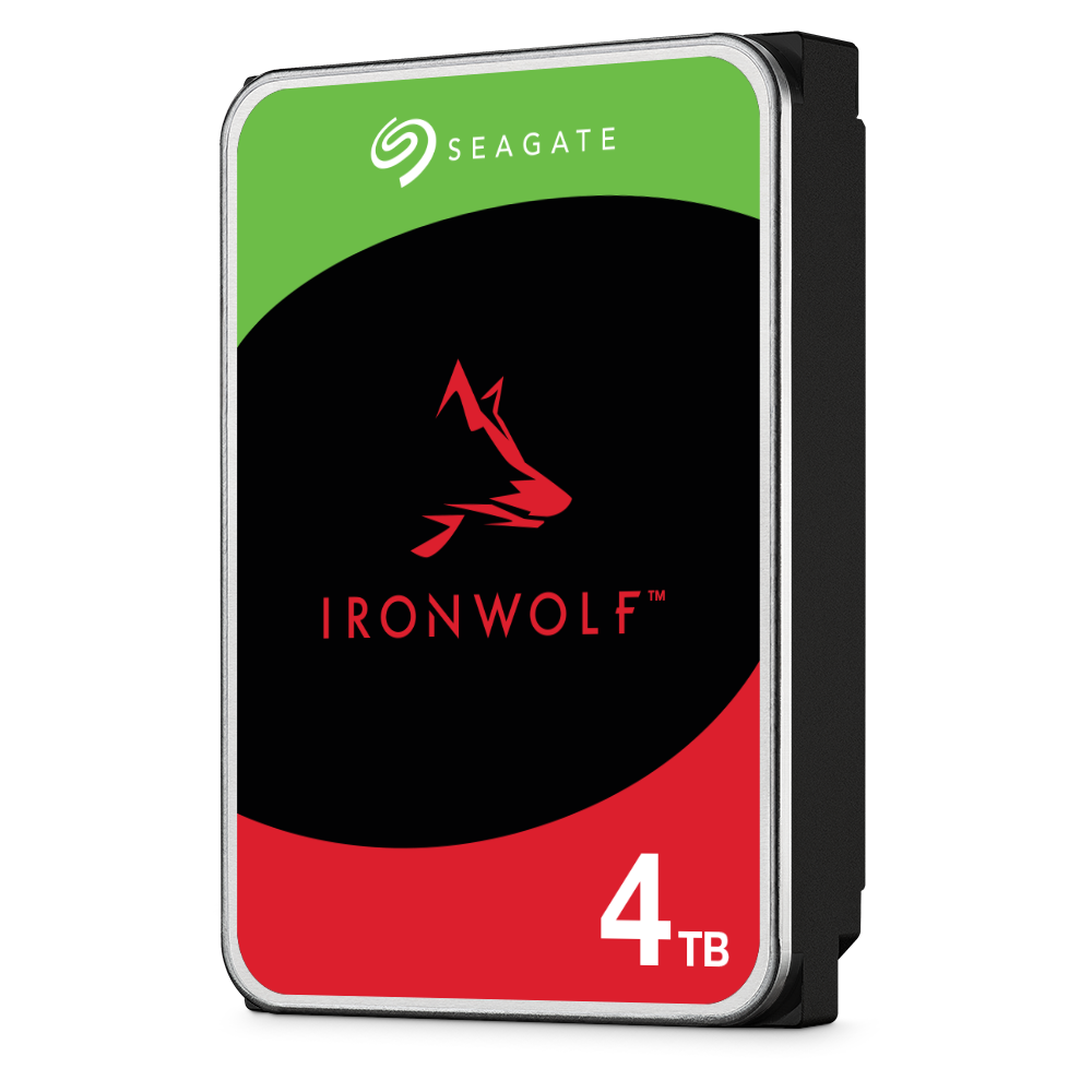 Seagate IronWolf 4TB NAS Internal Hard Drive 3.5" SATA 6Gb/s 5400RPM 256MB Cache CMR - ST4000VN006