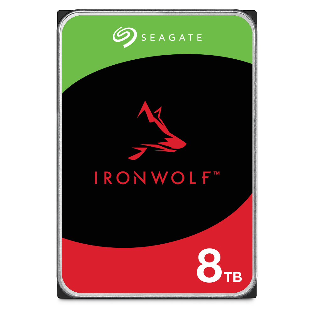 Seagate IronWolf 8TB NAS Internal Hard Drive 3.5" SATA 6Gb/s 7200RPM 256MB Cache CMR - ST8000VN004