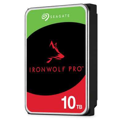 Seagate IronWolf Pro 10TB NAS Internal Hard Drive 3.5" SATA 6Gb/s 7200RPM 256MB Cache CMR - ST10000NT001