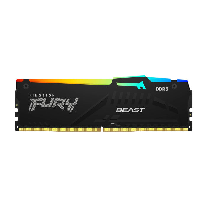 ذاكرة الوصول العشوائي Kingston 16GB (2x8GB) DDR5 5600Mhz Fury Beast RGB لسطح المكتب (KF556C40BBAK2-16)