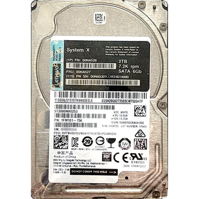 Lenovo ThinkSystem 2TB 7.2K RPM SATA 3.5″ Enterprise Hard Drive