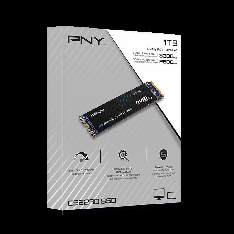 Pny 1TB NVMe SSD-M280CS2230-1TB-RB