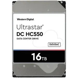 WD Ultrastar DC HC550 16TB 7200 RPM SATA 6Gb/s 512MB Cache 3.5-Inch Enterprise Hard Drive (WUH721816ALE6L4)